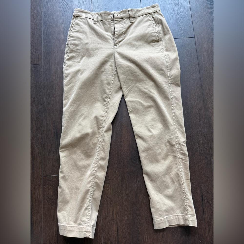 J.Crew high rise girlfriend chinos